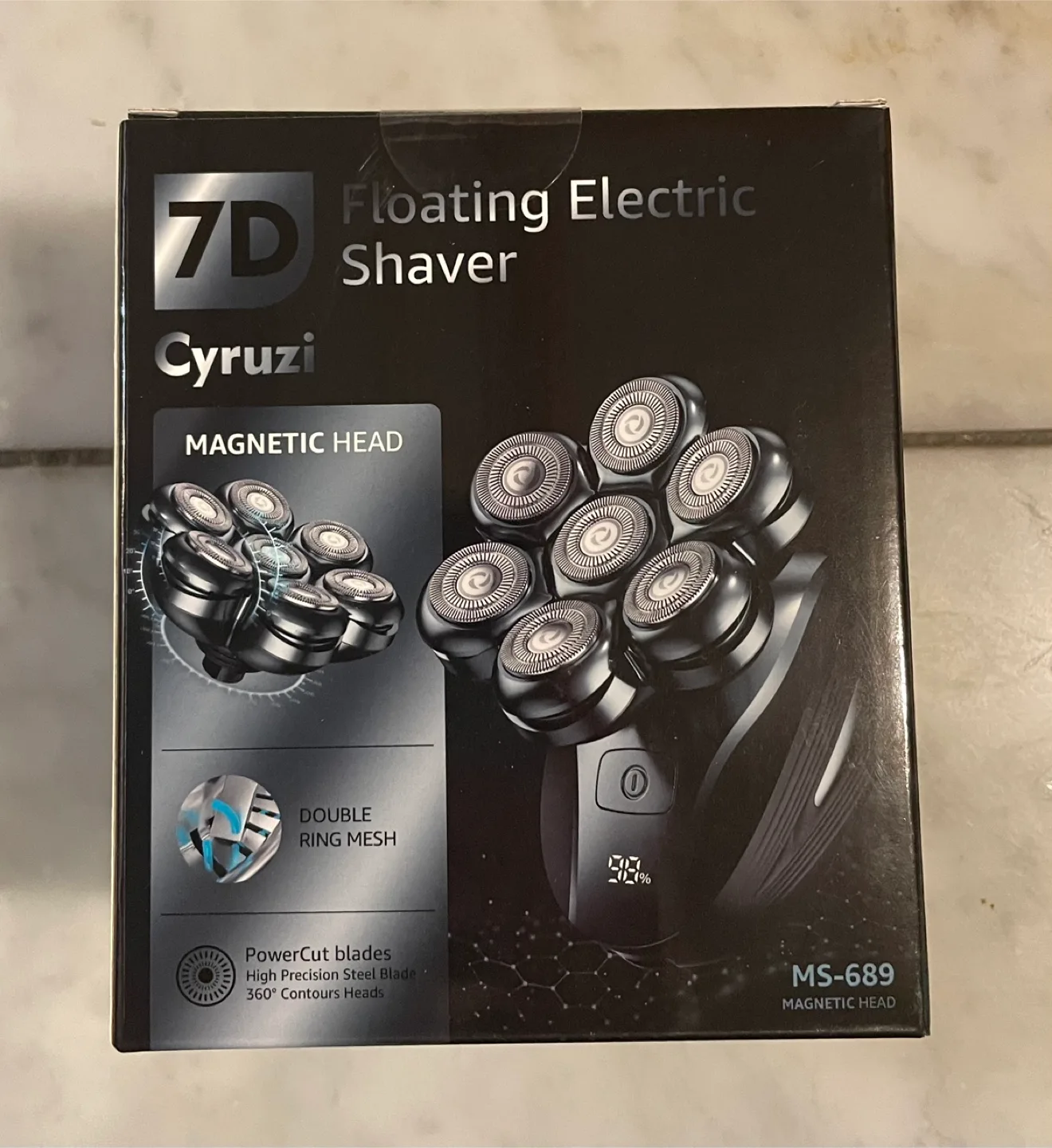 Cyrzi Head Shaver for Bald Men - 7D Rechargeable image indicator(6)