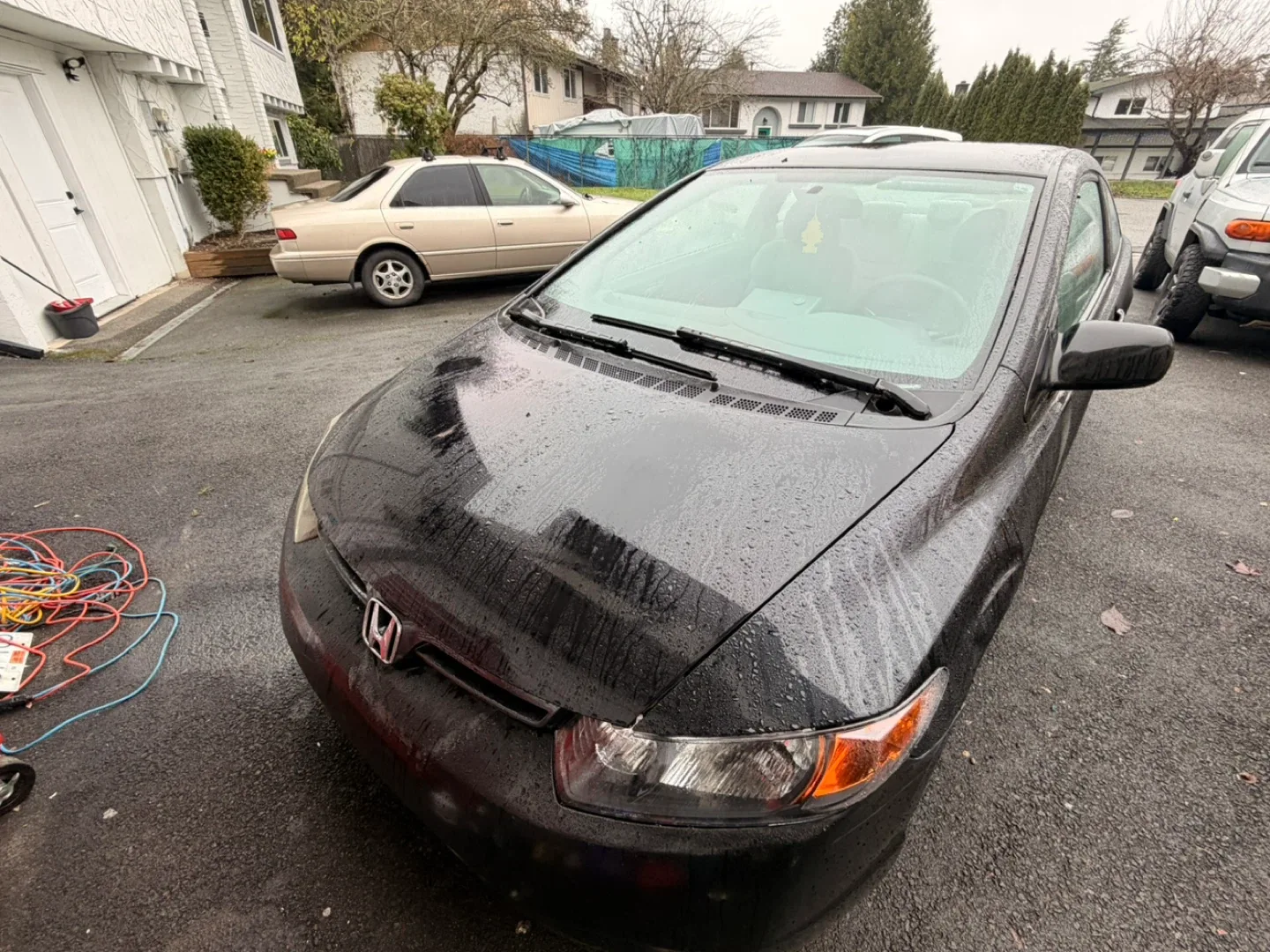 Black Honda Civic Coupe