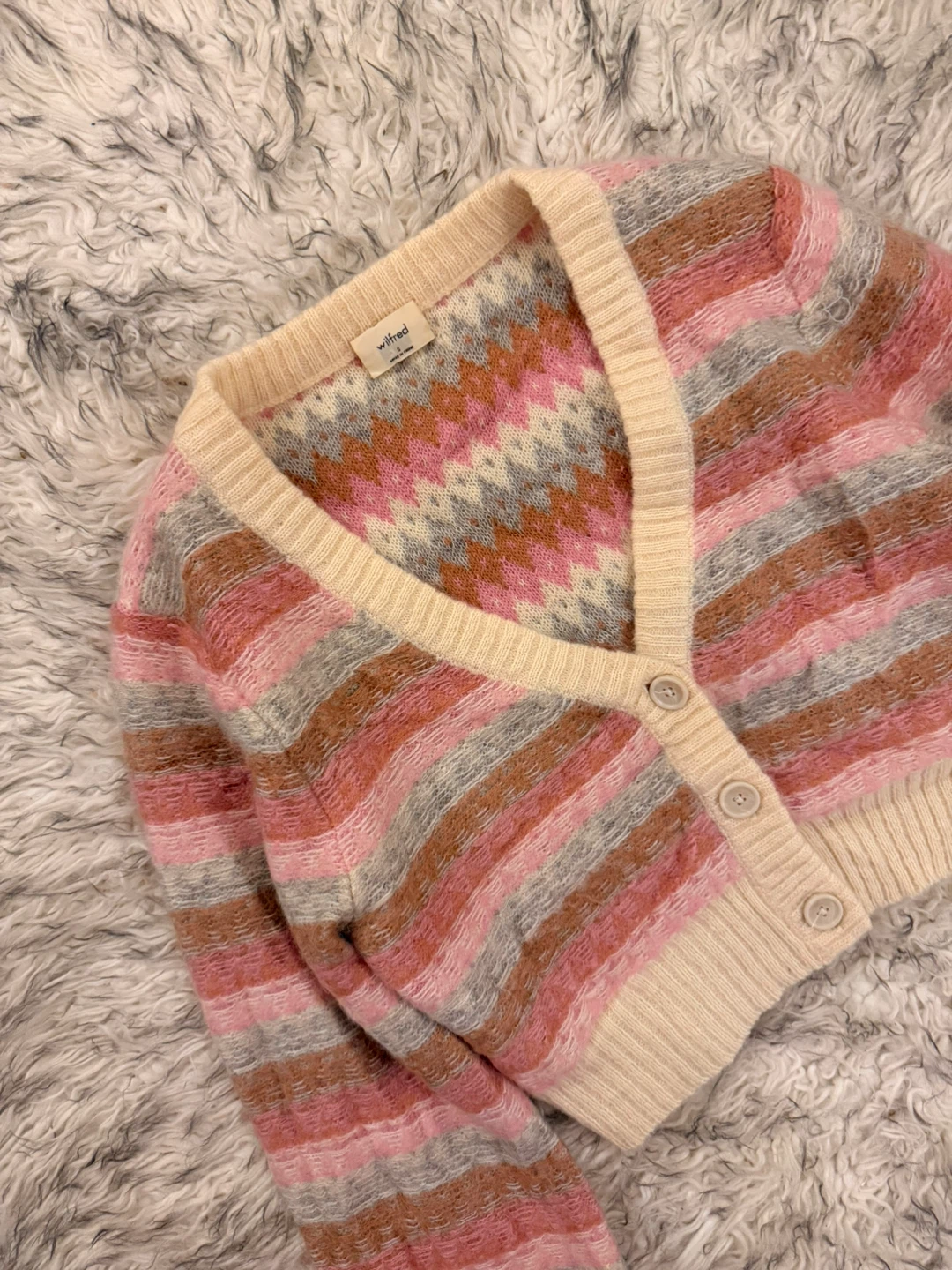 Wilfred ‘Cadence’ Cropped Cardigan - Multi Punk - photo 2
