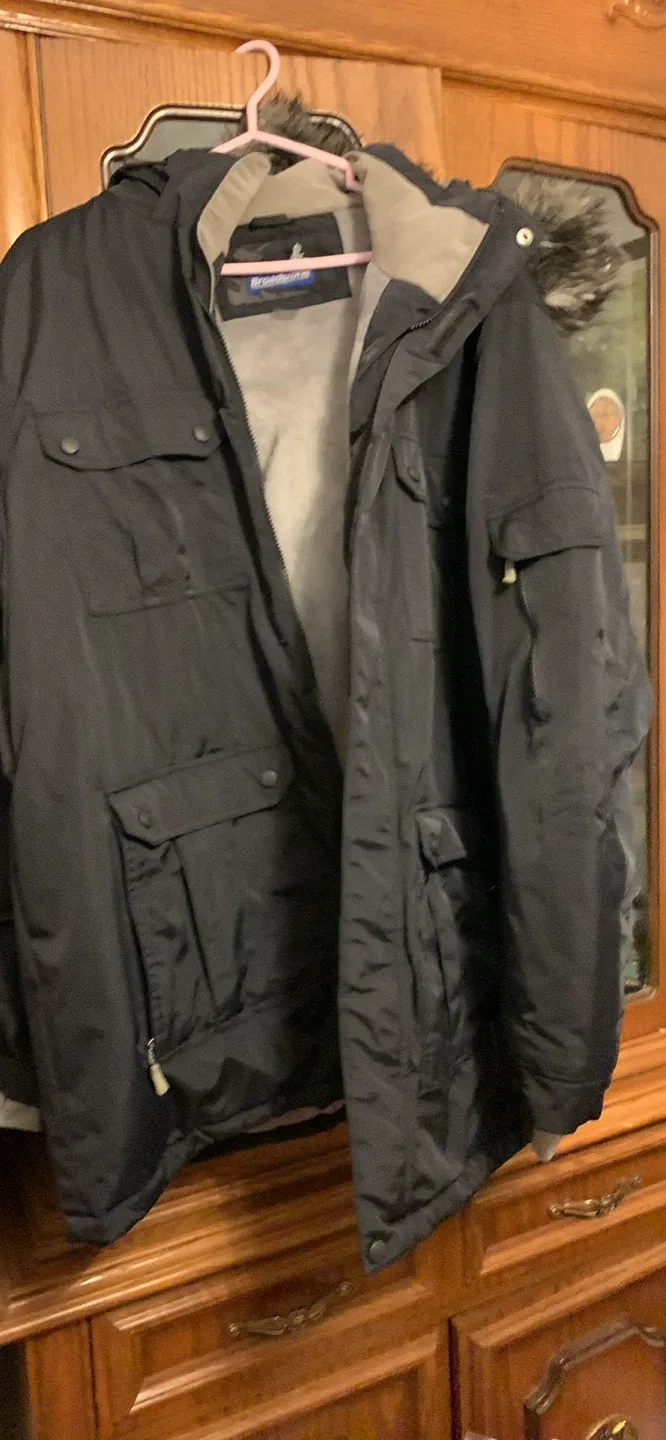 Broadstone Black Winter Jacket,  size XL