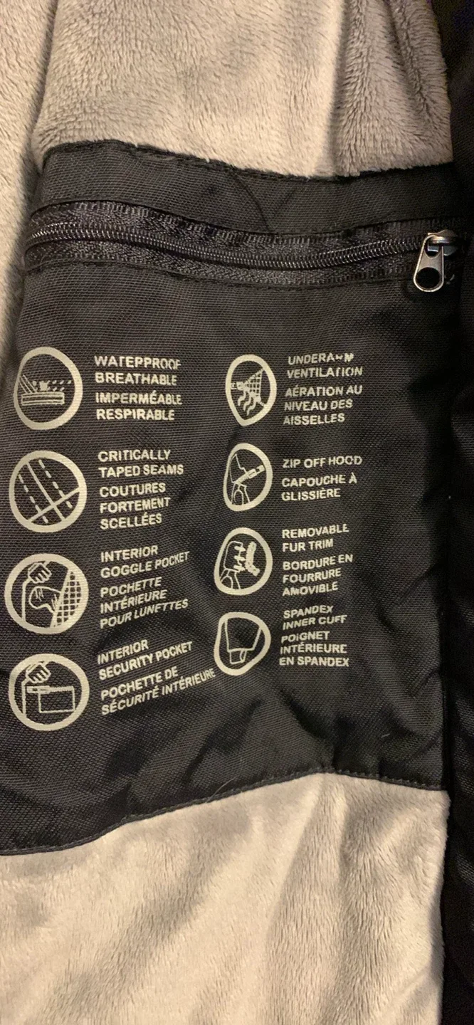 Broadstone Black Winter Jacket,  size XL image indicator(3)