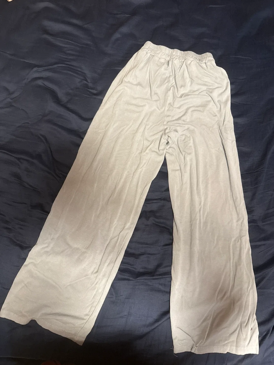Grey Wide Leg Pants - Size 150 (perfect for 145cm) image indicator(2)