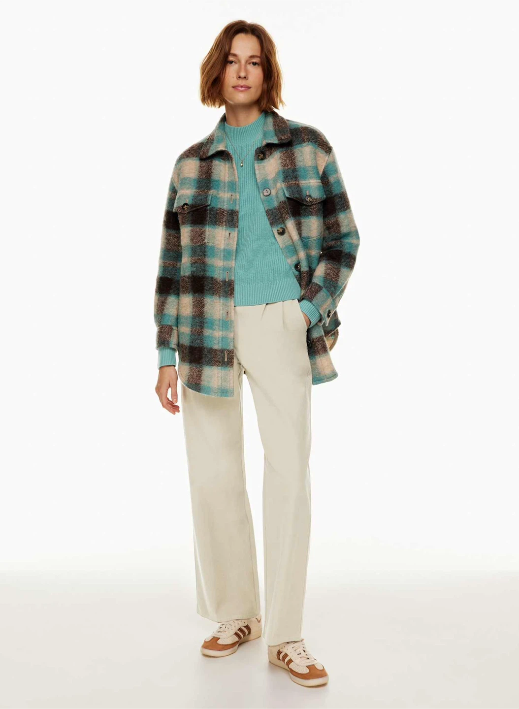 Wilfred Free ‘Fern’ Mockneck - Aquastone - photo 5