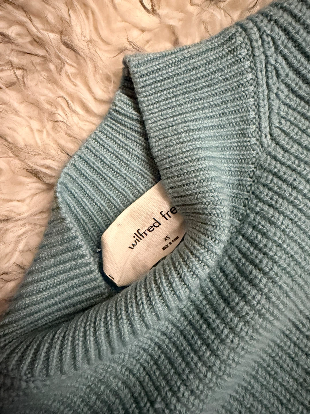 Wilfred Free ‘Fern’ Mockneck - Aquastone - photo 3