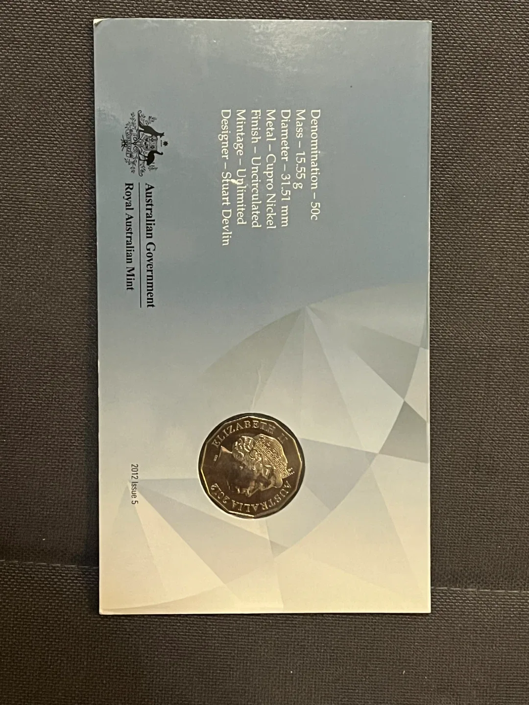 Royal Australian Mint Diamond Jubilee 2012 Coin image indicator(2)