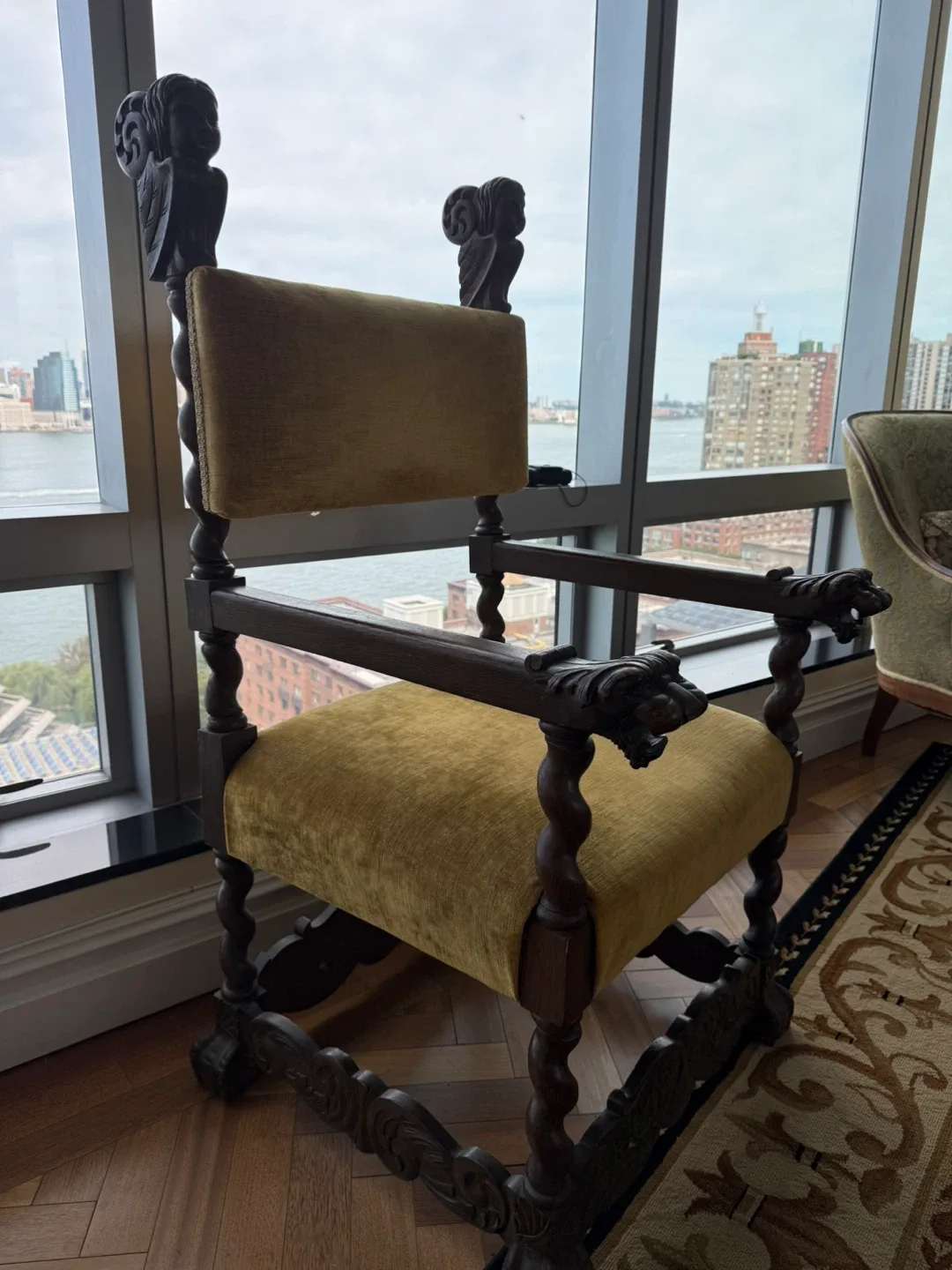 Antique Carved Armchair - Unique Design image indicator(6)