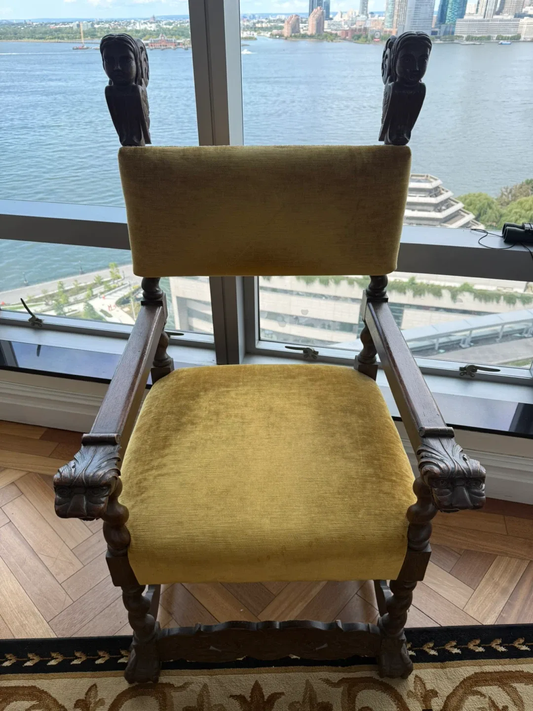 Antique Carved Armchair - Unique Design image indicator(4)