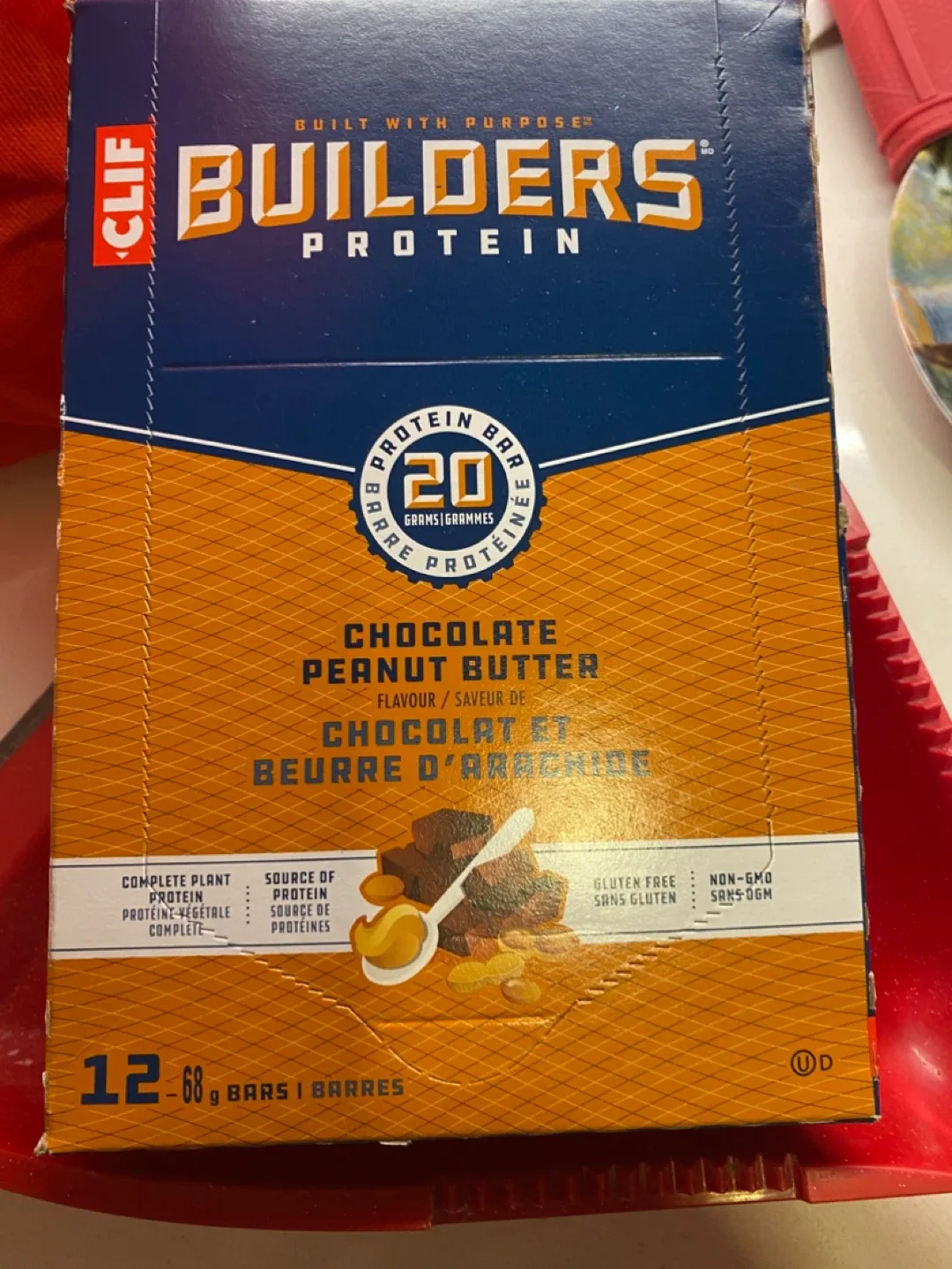 Clif Builders Chocolate Peanut Butter Protein Bars