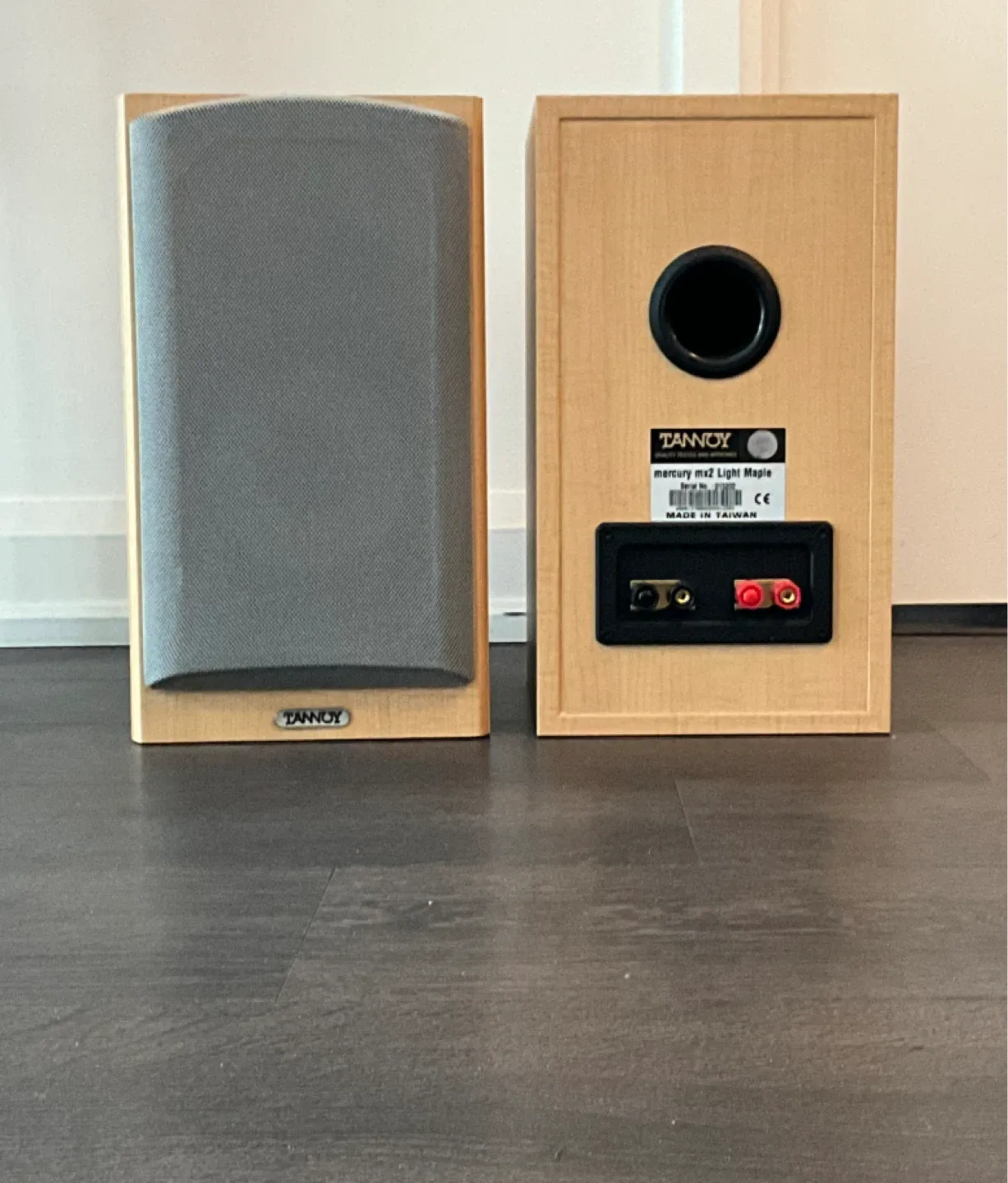 Tannoy Mercury m2 Speakers – Rare Light Maple