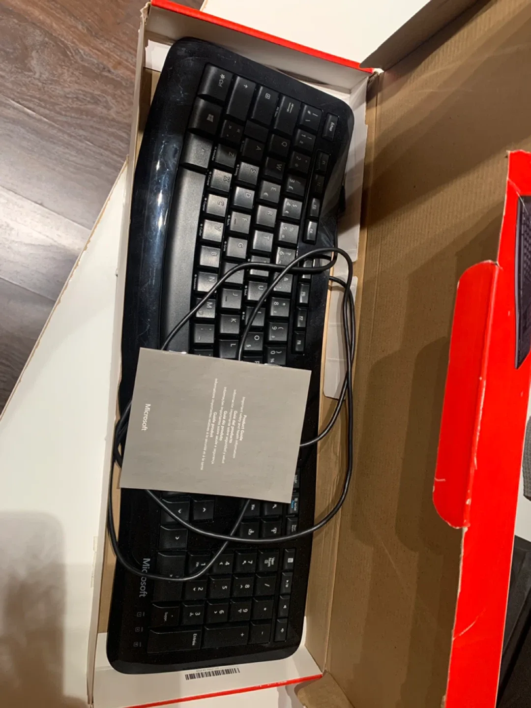 Microsoft Comfort Curve 3000 Keyboard image indicator(2)