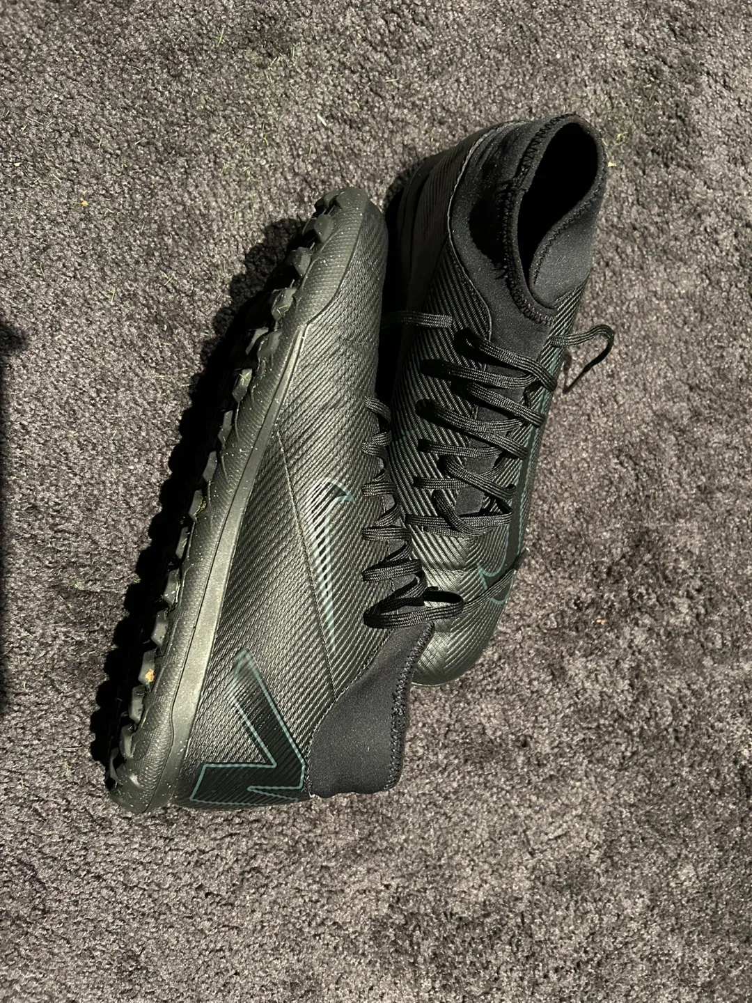 Nike Mercurial Turf Soccer Shoes - Black