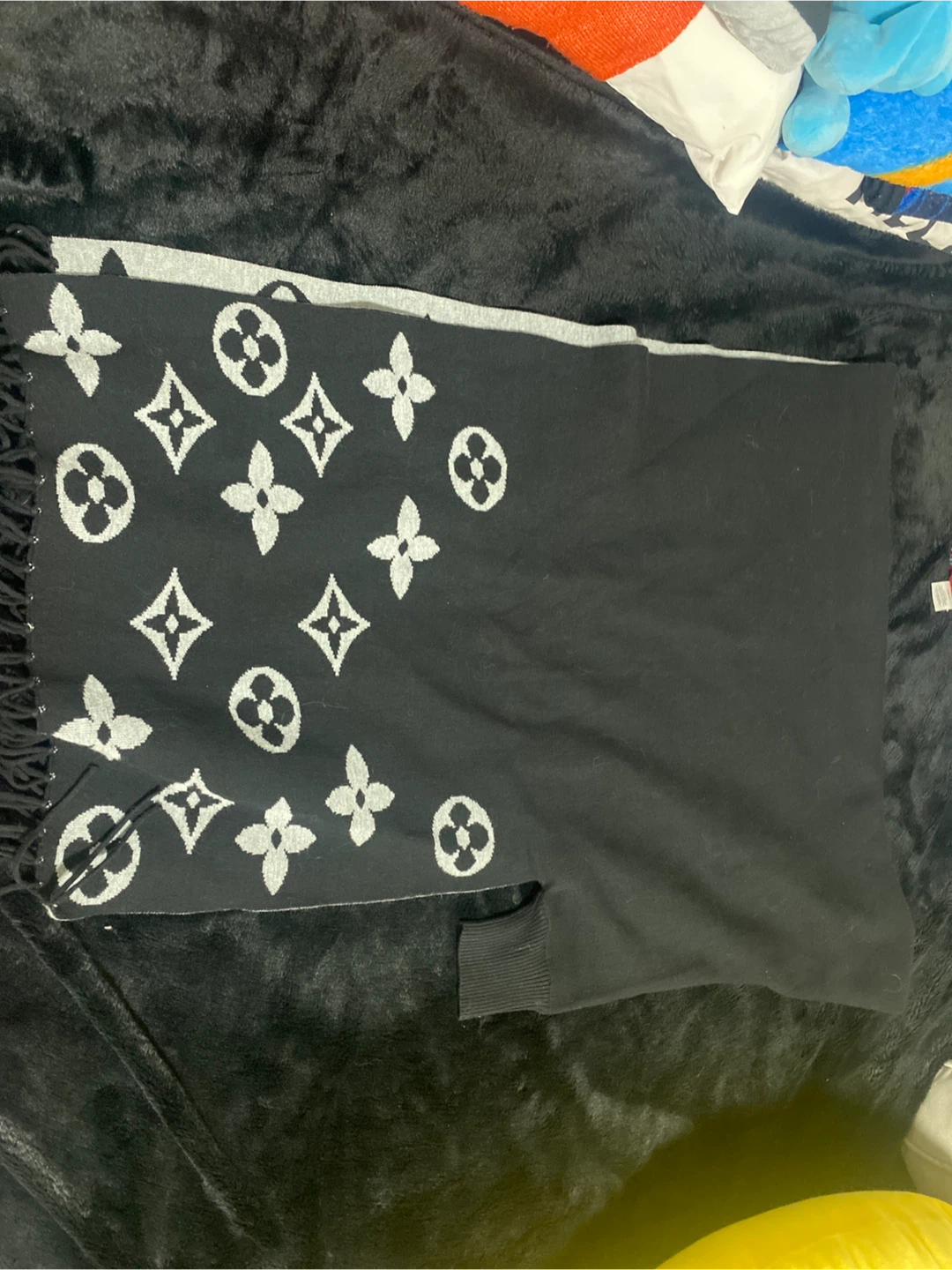 Inspired Grey & Black Scarf - photo 3