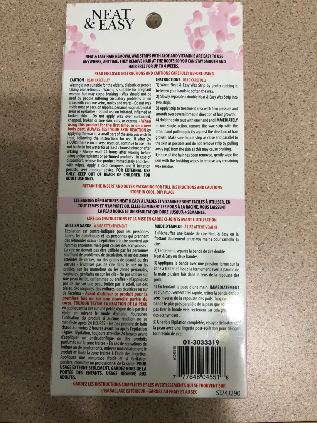 Neat & Easy Hair Removal Wax Strips image indicator(2)