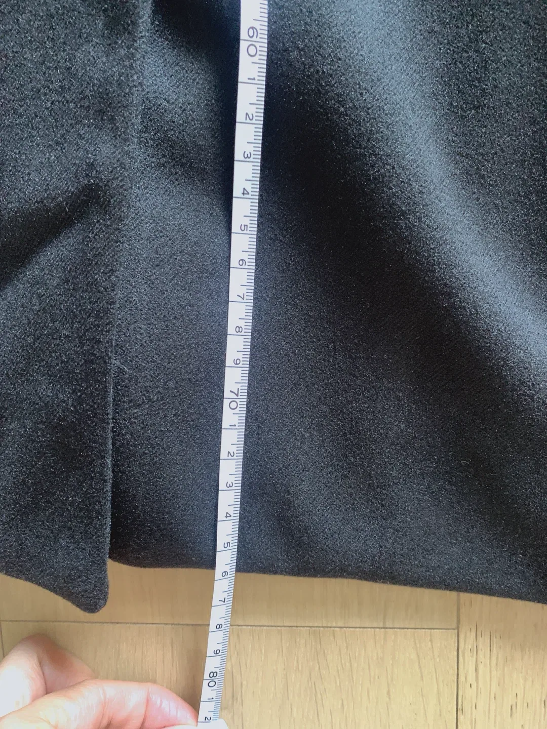 New Black Collarless Button-Up Blazer Dress image indicator(5)