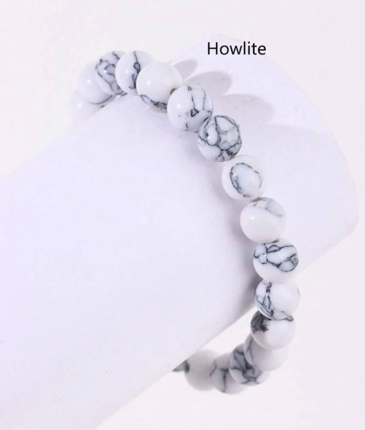 Crystal bracelet quartz/lazuli/howlite , 4 for $20 image indicator(5)