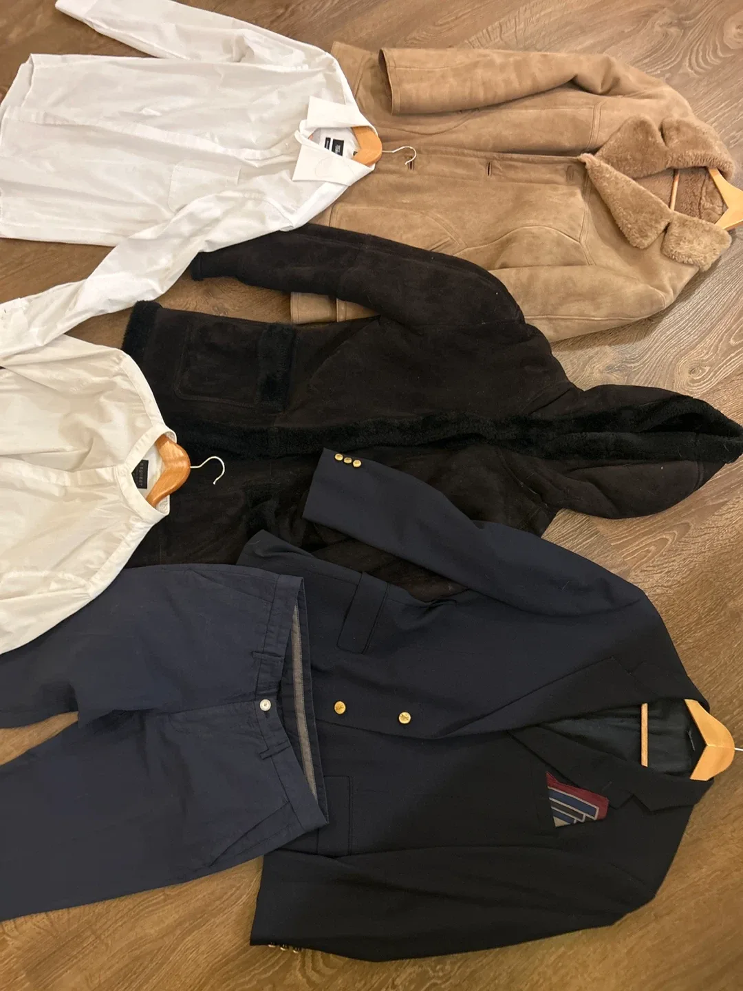 men’s wardrobe starter: winter coats, jacket, shirts & pants