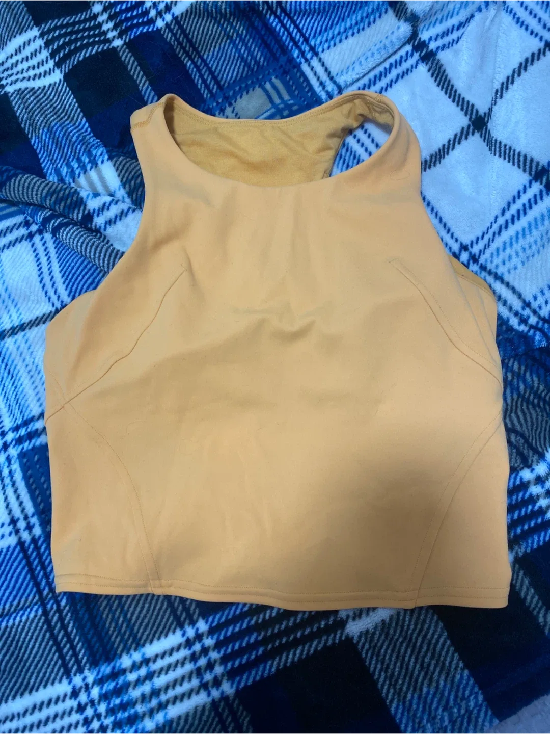 Lululemon Yellow Workout Tank Top