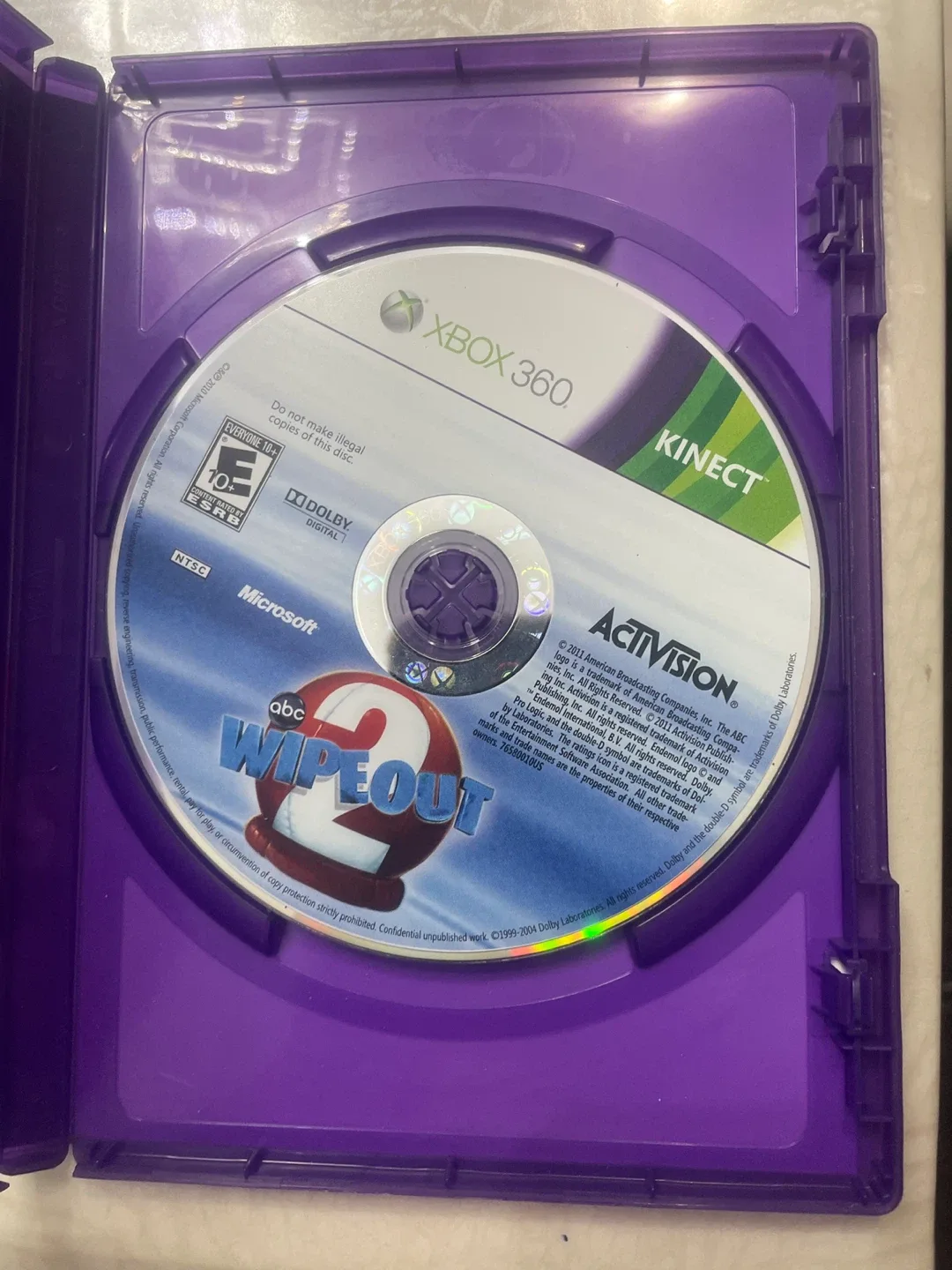 ABC Wipeout 2 Kinect Xbox 360 Game image indicator(2)