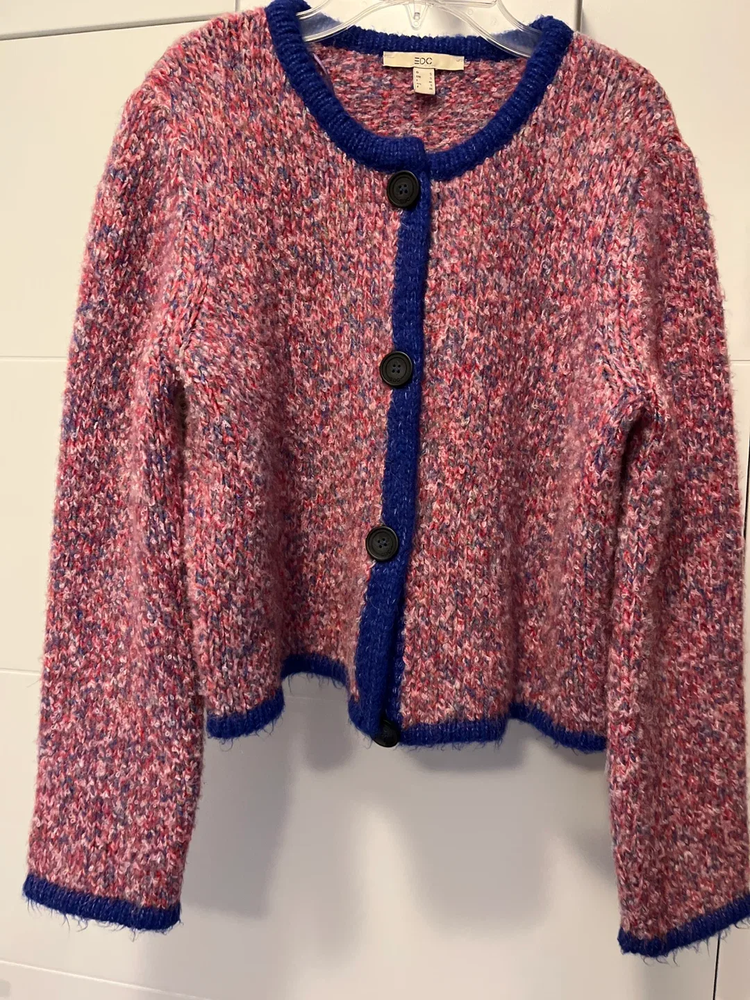 EDC Pink & Blue Cardigan