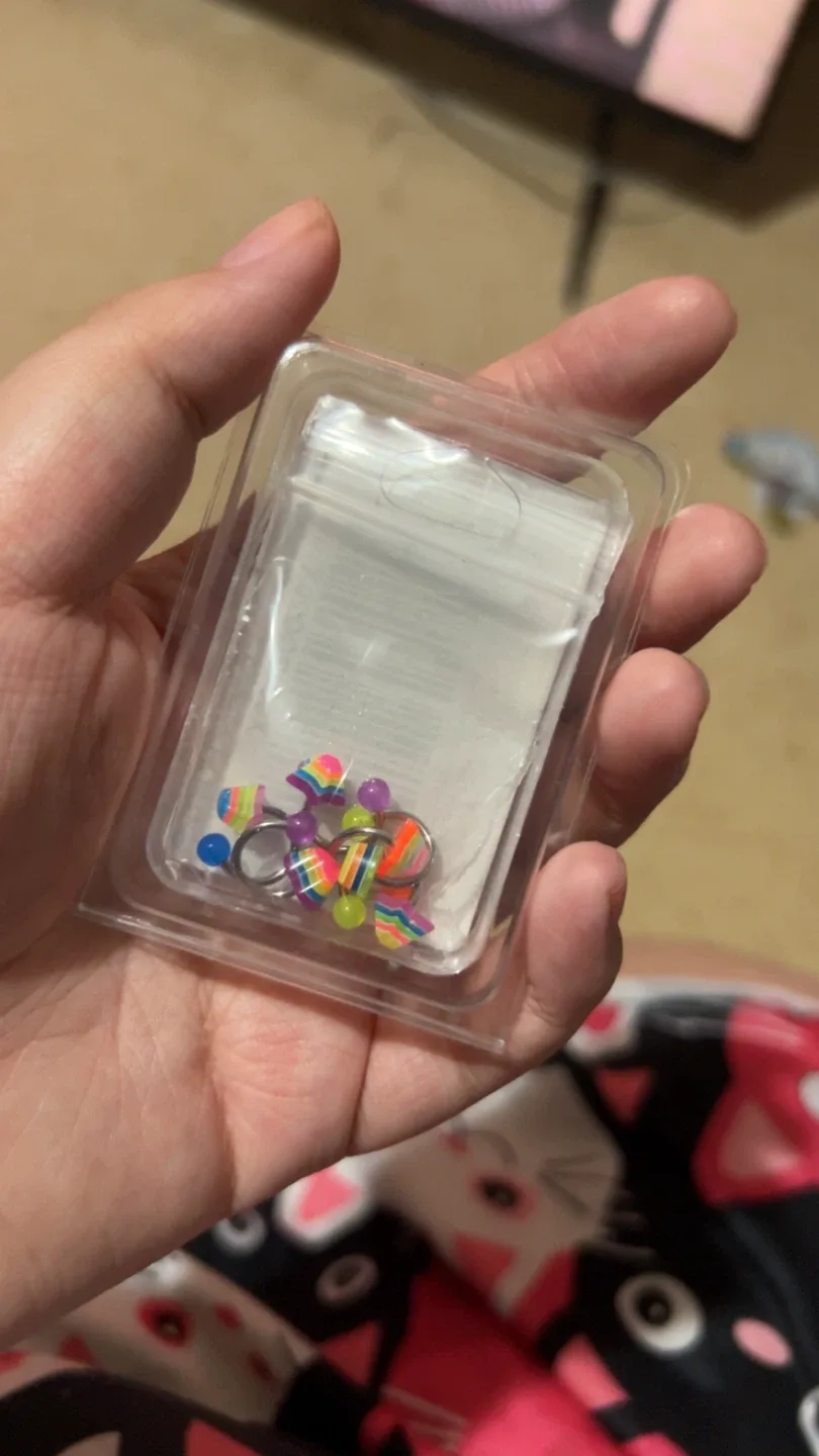 FLOR-WE 16G Star Heart Body Piercing Jewelry