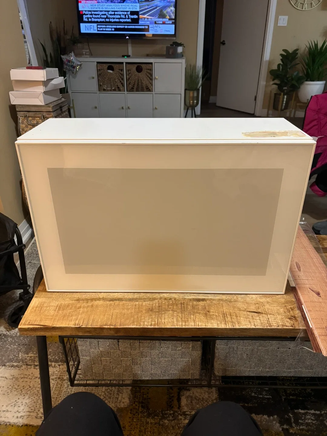IKEA Besta White Cabinet - Used