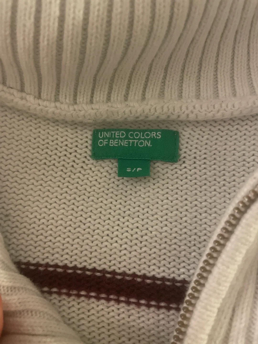 United Colors of Benetton Striped Sweater - Size S image indicator(3)