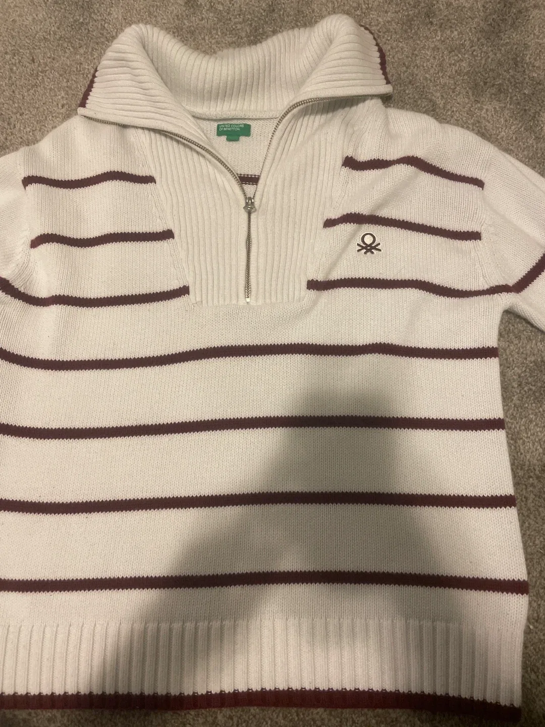 United Colors of Benetton Striped Sweater - Size S