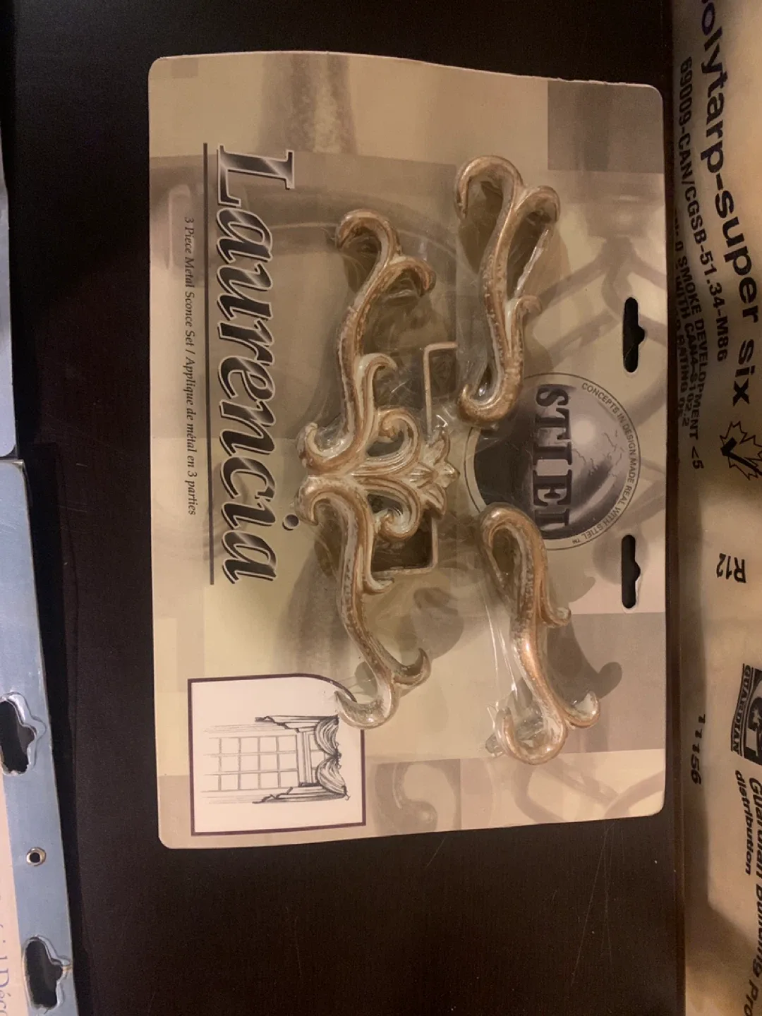 Laurencia Decorative Drapery Hardware (3 Sets)