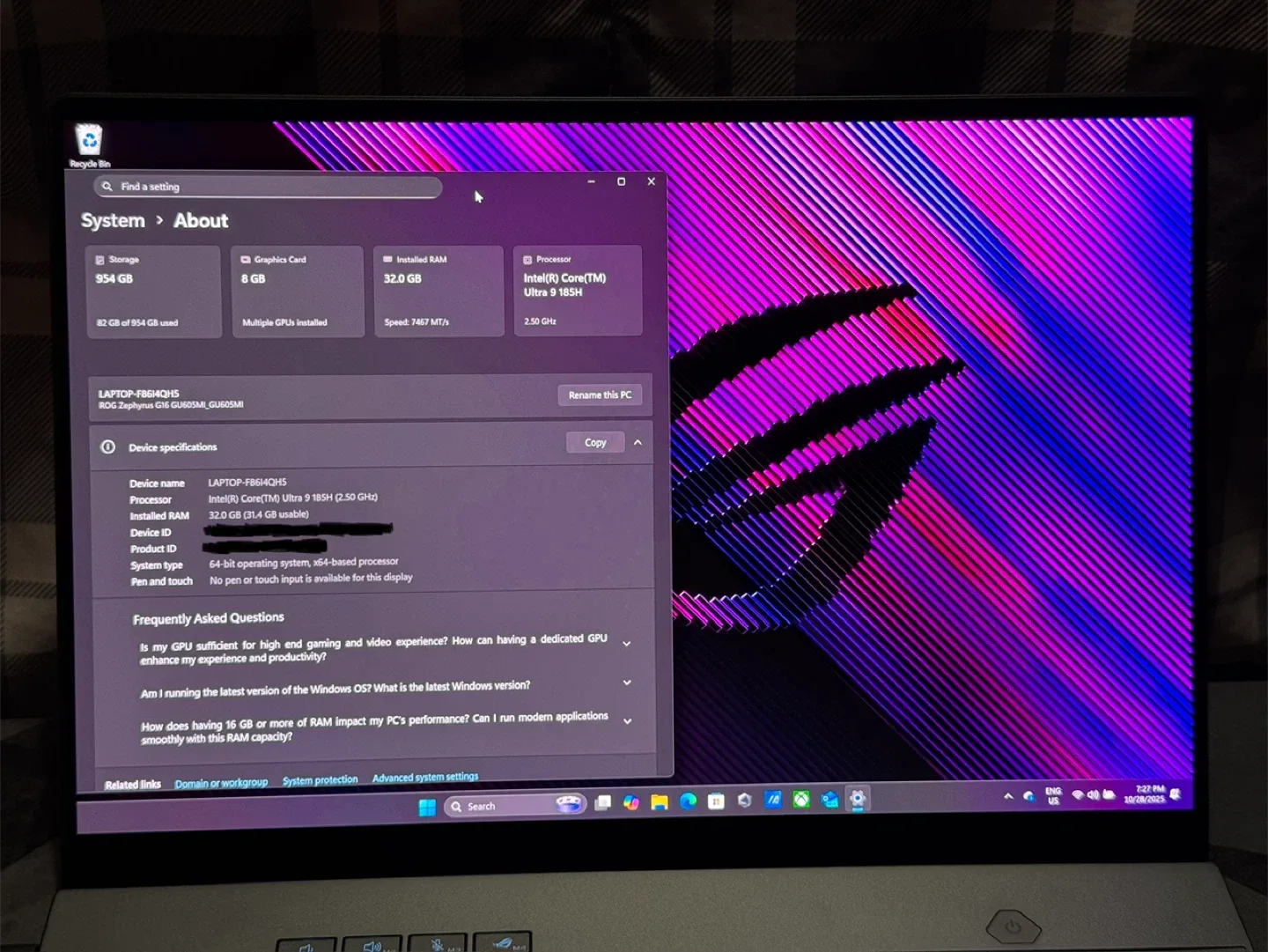 ASUS ROG Zephyrus G16 Gaming Laptop image indicator(2)