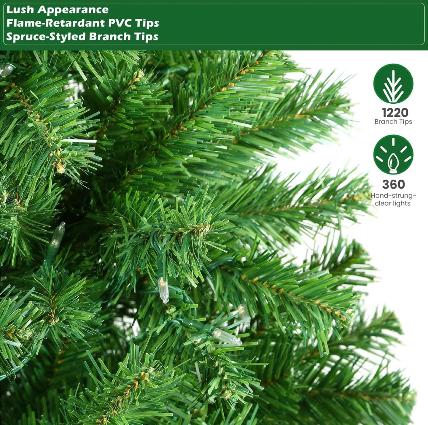 Pre-lit Christmas Tree - 7.5’ - photo 4