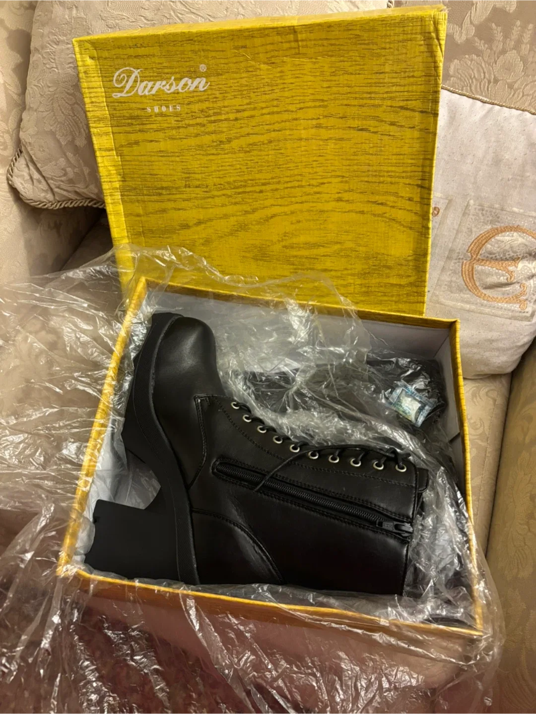 Darson Black Ankle Boots - Women's