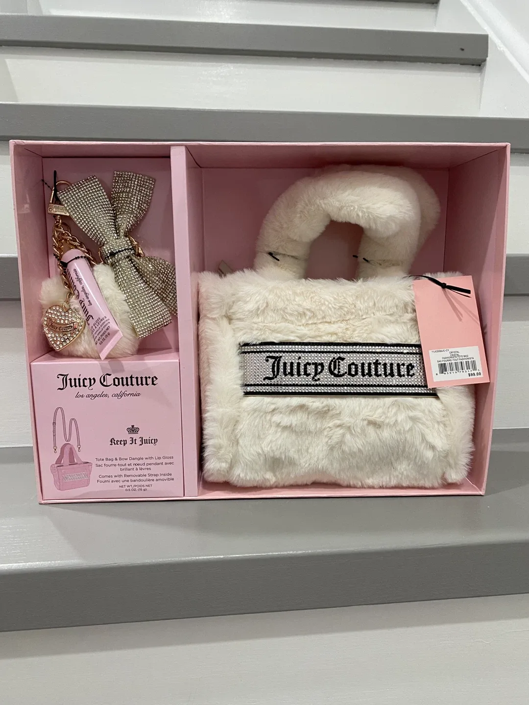 Juicy Couture Keep It Juicy Tote Bag Set - New!