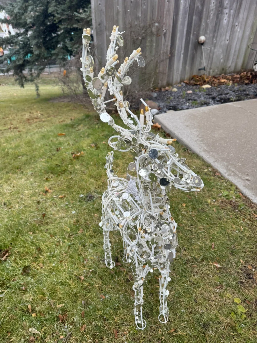 Outdoor Christmas Reindeer Decoration