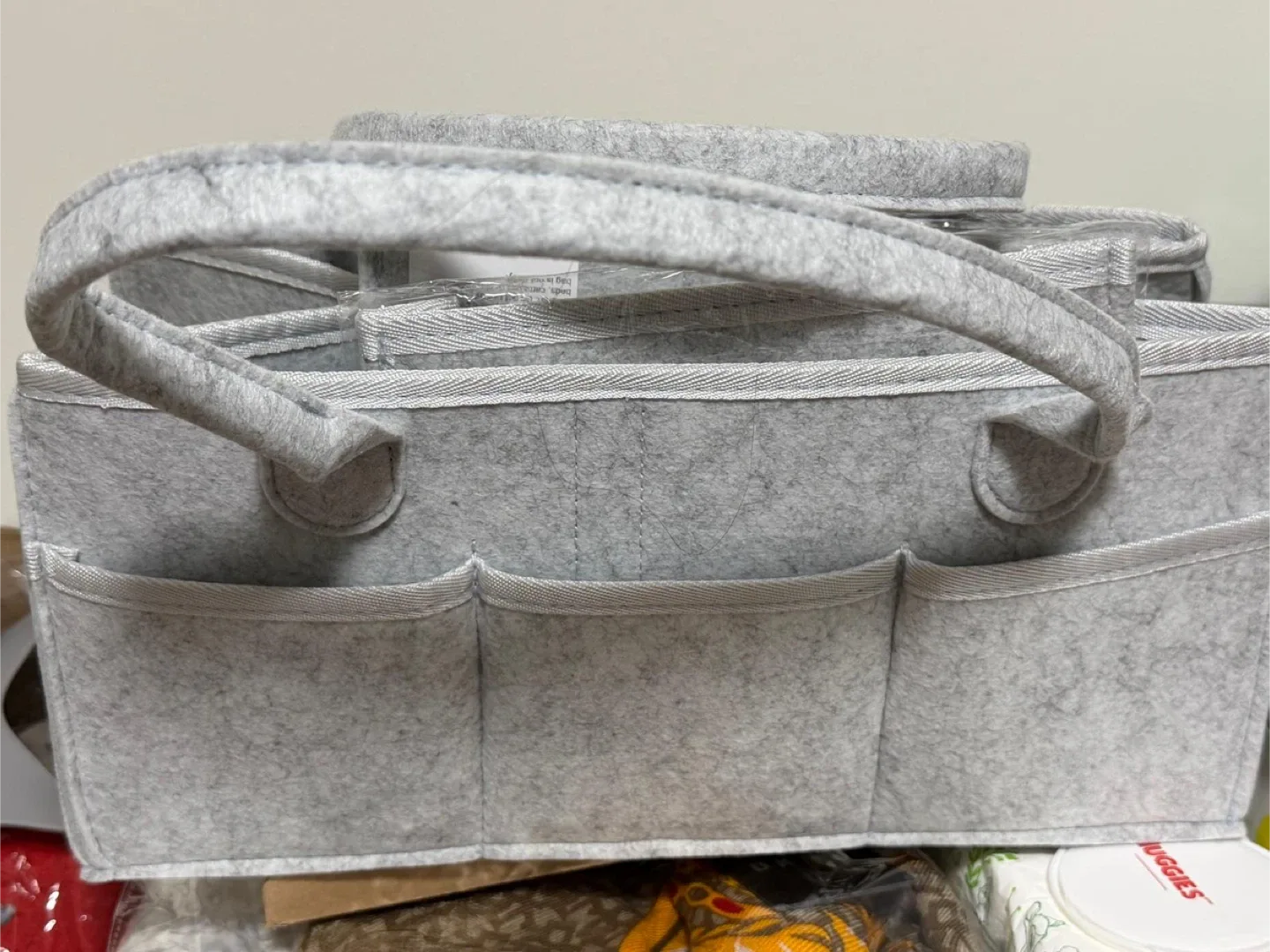 Putska Baby Essentials Diaper Caddy Organizer - Grey image indicator(2)