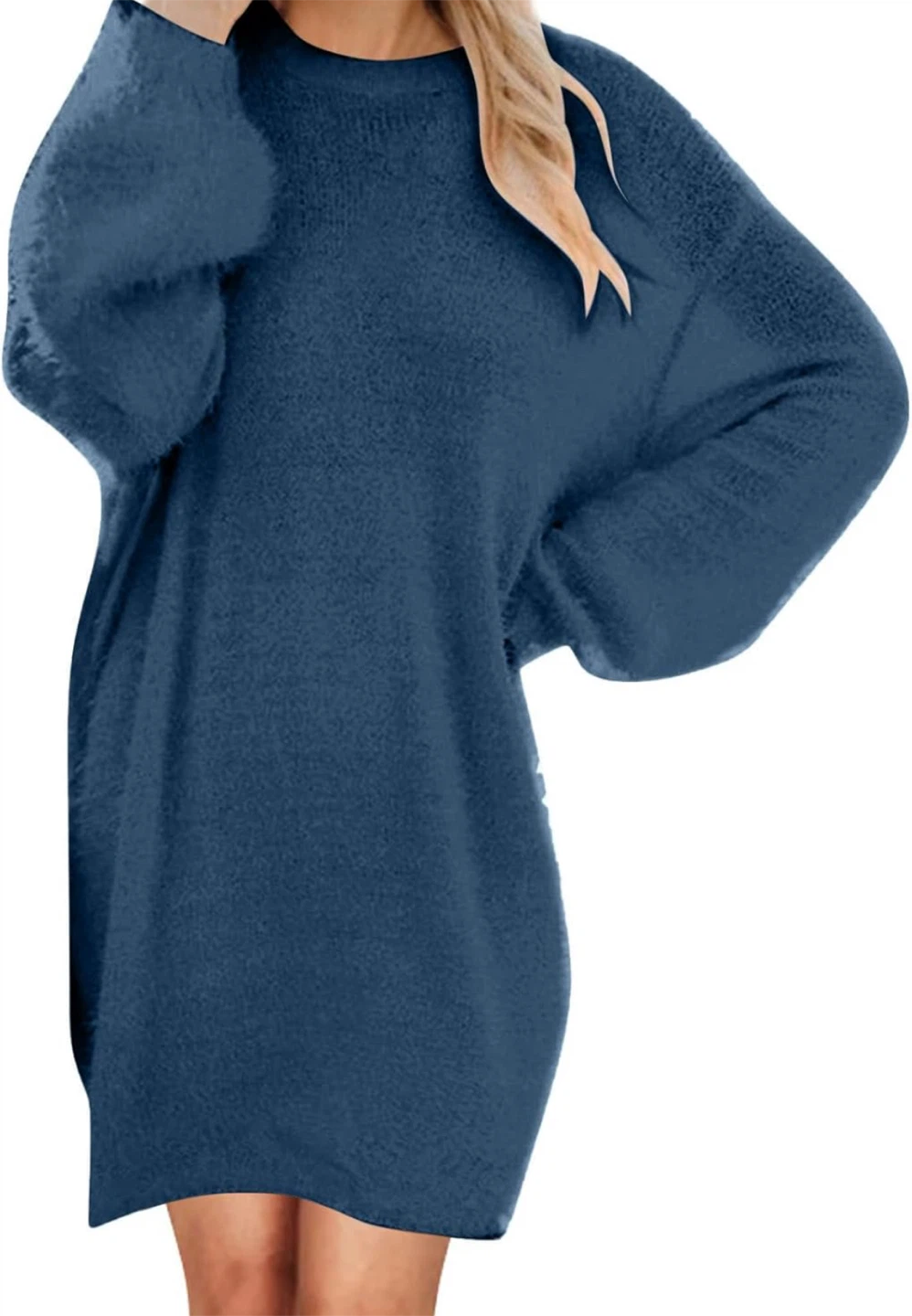 NEW! Blue Sweater Dress - Size L