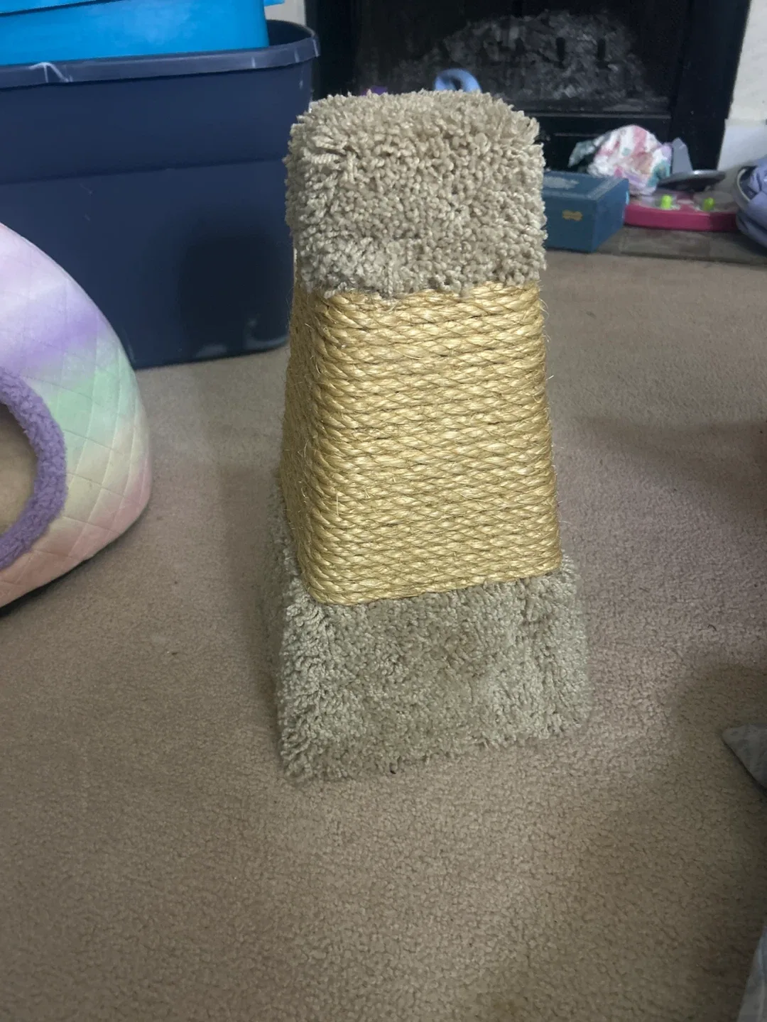 Carpet & Rope Cat Scratching Post