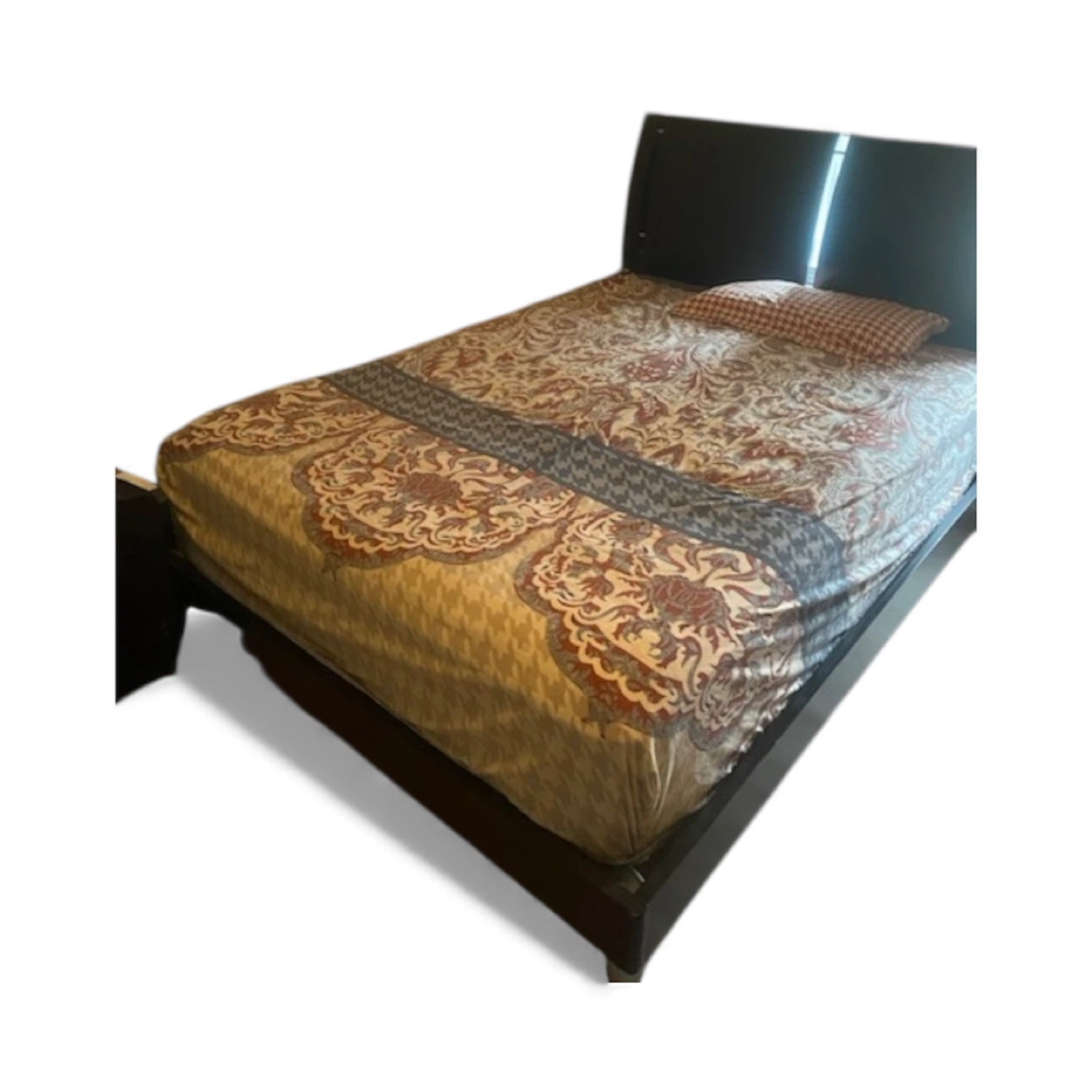 Dark Wood Bed Frame
