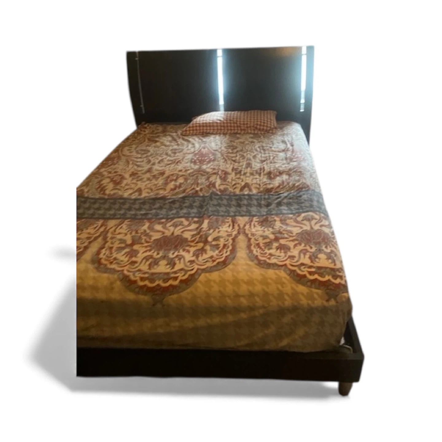 Dark Wood Bed Frame - photo 2