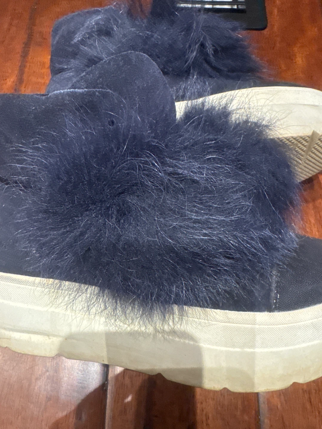 Sneakers with Fur Trim - photo 2