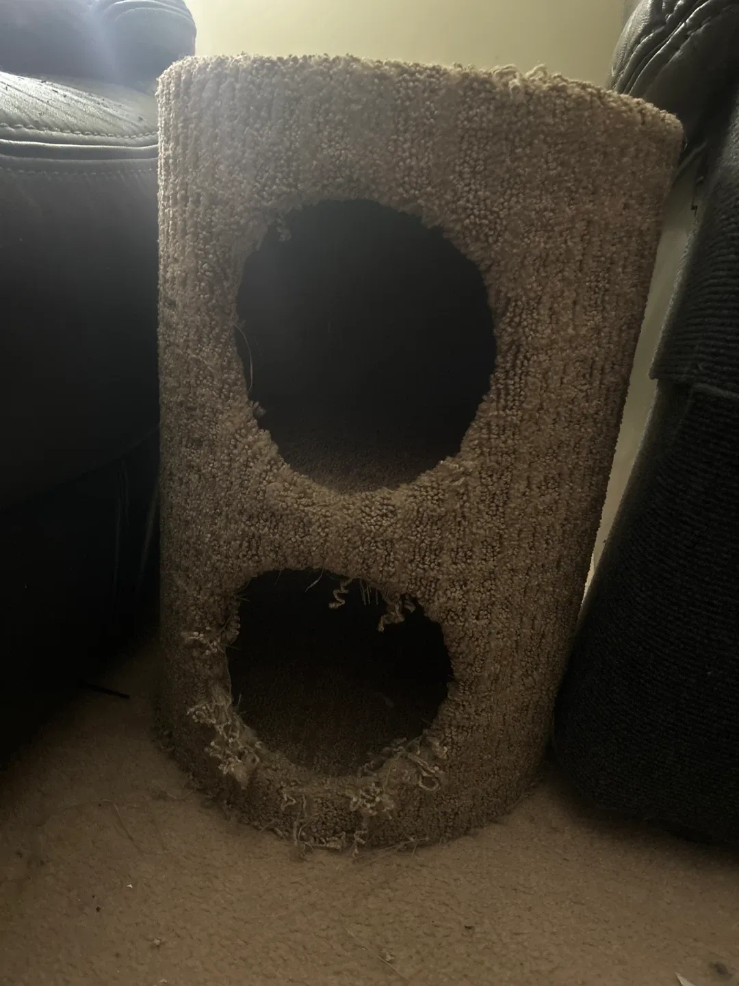 Carpeted Cat Tower