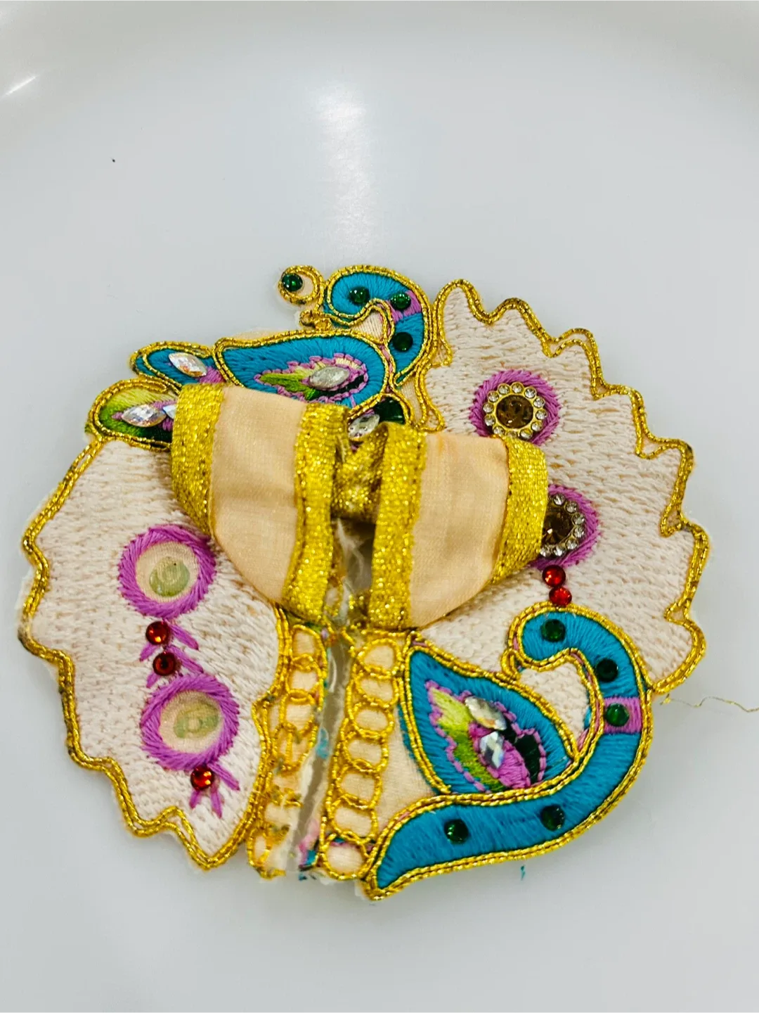 Embroidered Dress for Laddu Gopal size 1