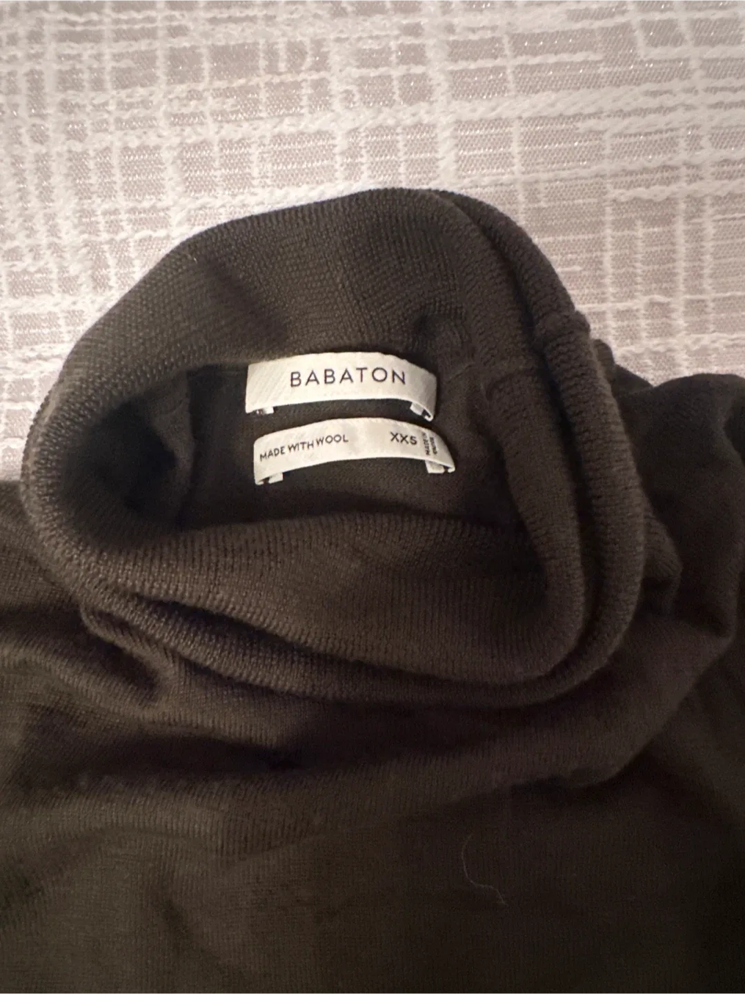 Babaton XXS Wool Turtleneck - Olive Green image indicator(2)