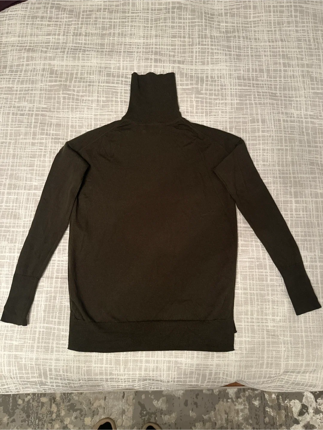Babaton XXS Wool Turtleneck - Olive Green