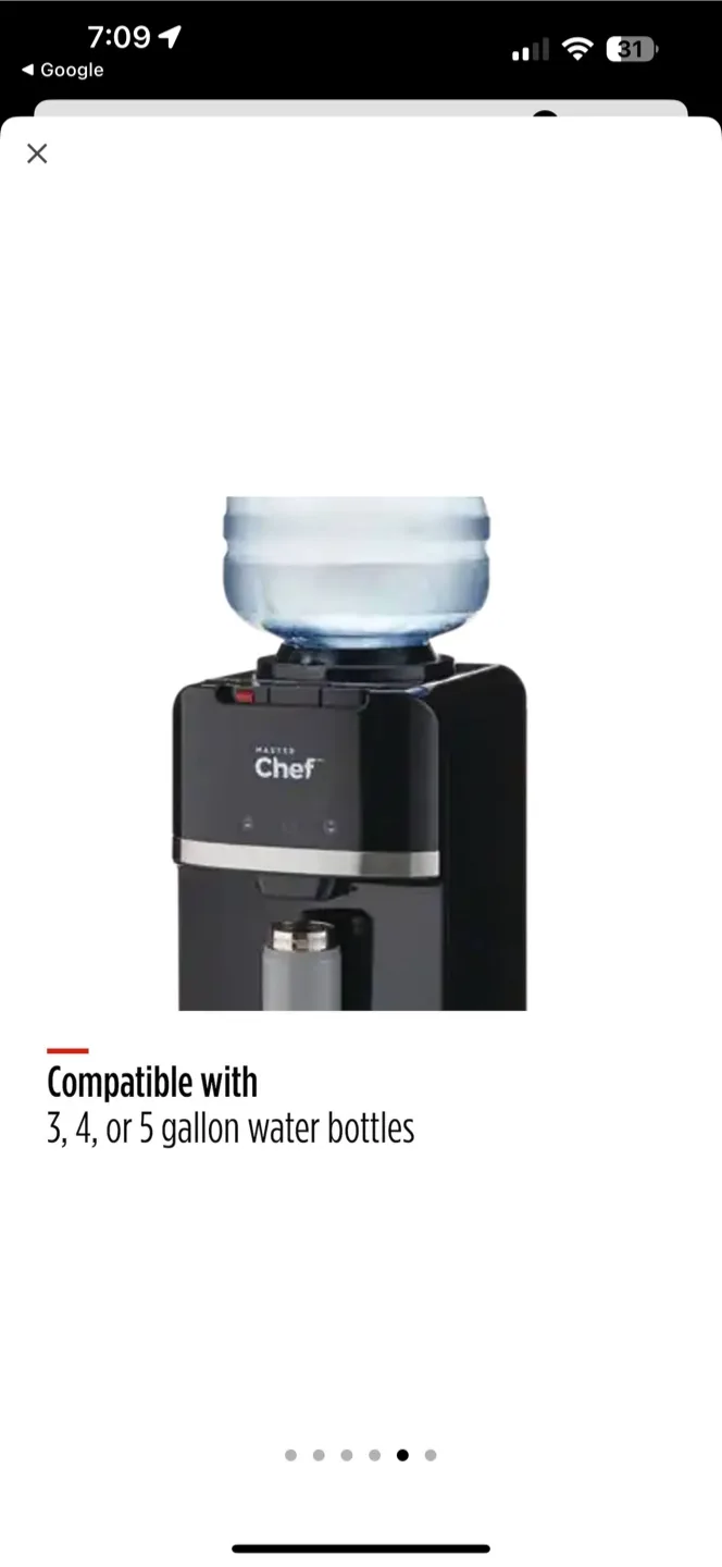 Master Chef Water Dispenser with Fridge image indicator(5)