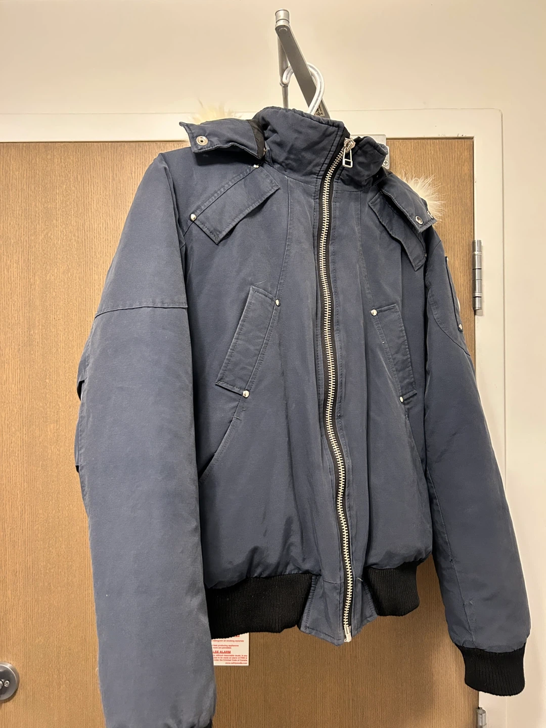 Moose Knuckles Bomber Jacket - Size medium - photo 3