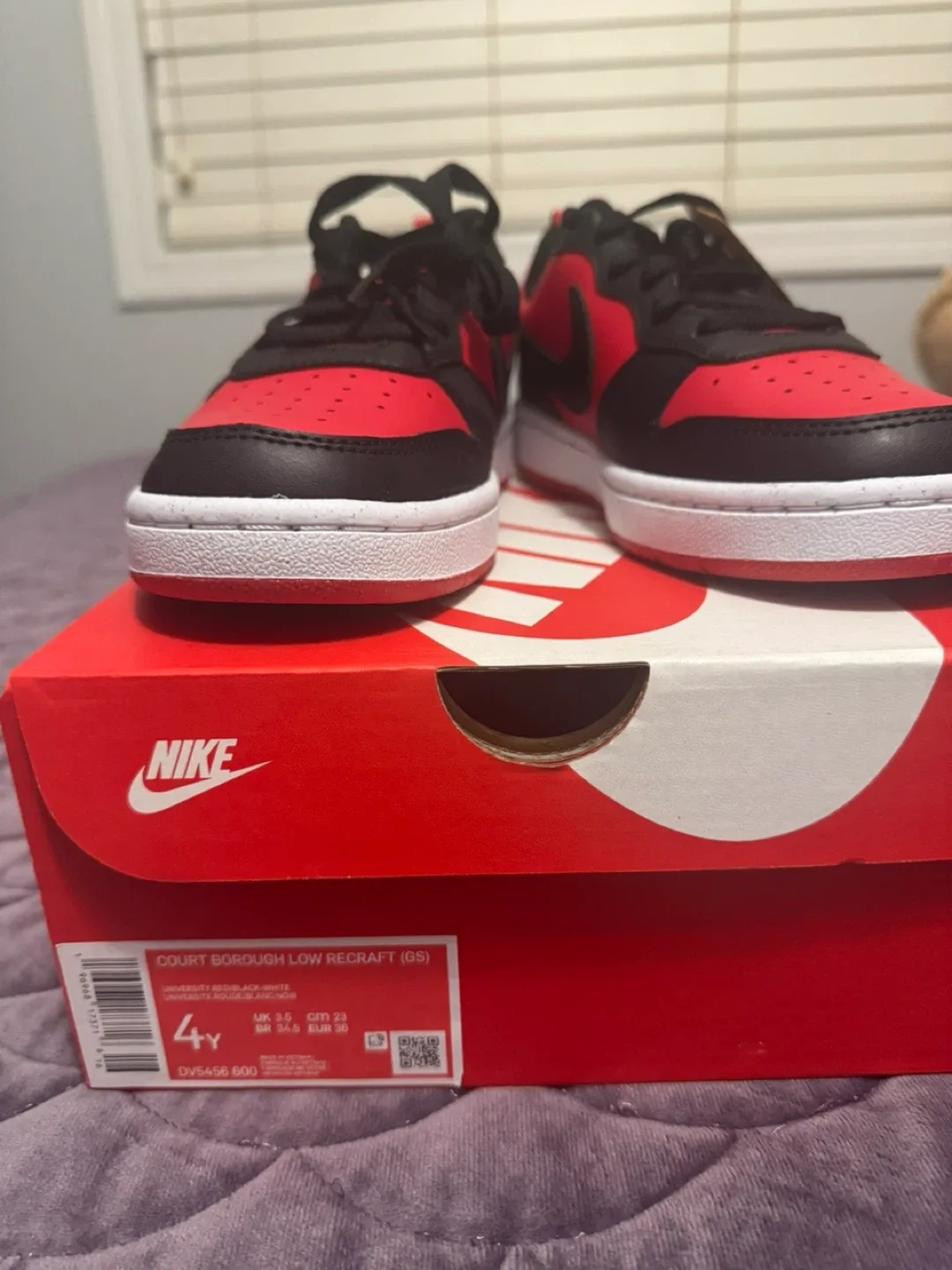 Nike Court Borough Low Recraft (GS) Size 4Y - New