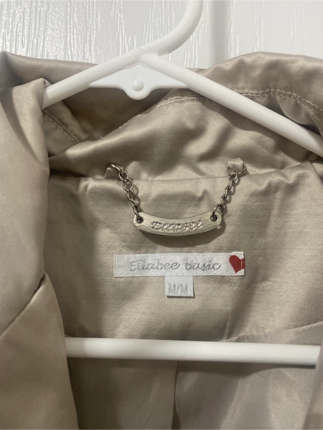 Ellabee Basic Beige Trench Coat - Size M/M - photo 4