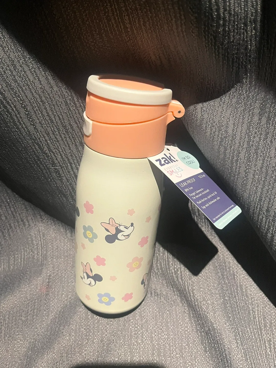 Zak! Smiles Minnie Mouse Water Bottle - 13.5 oz