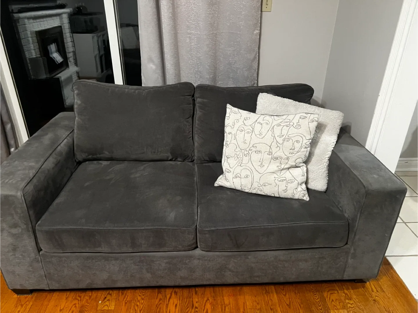 Grey Sofa Set - 2 seater