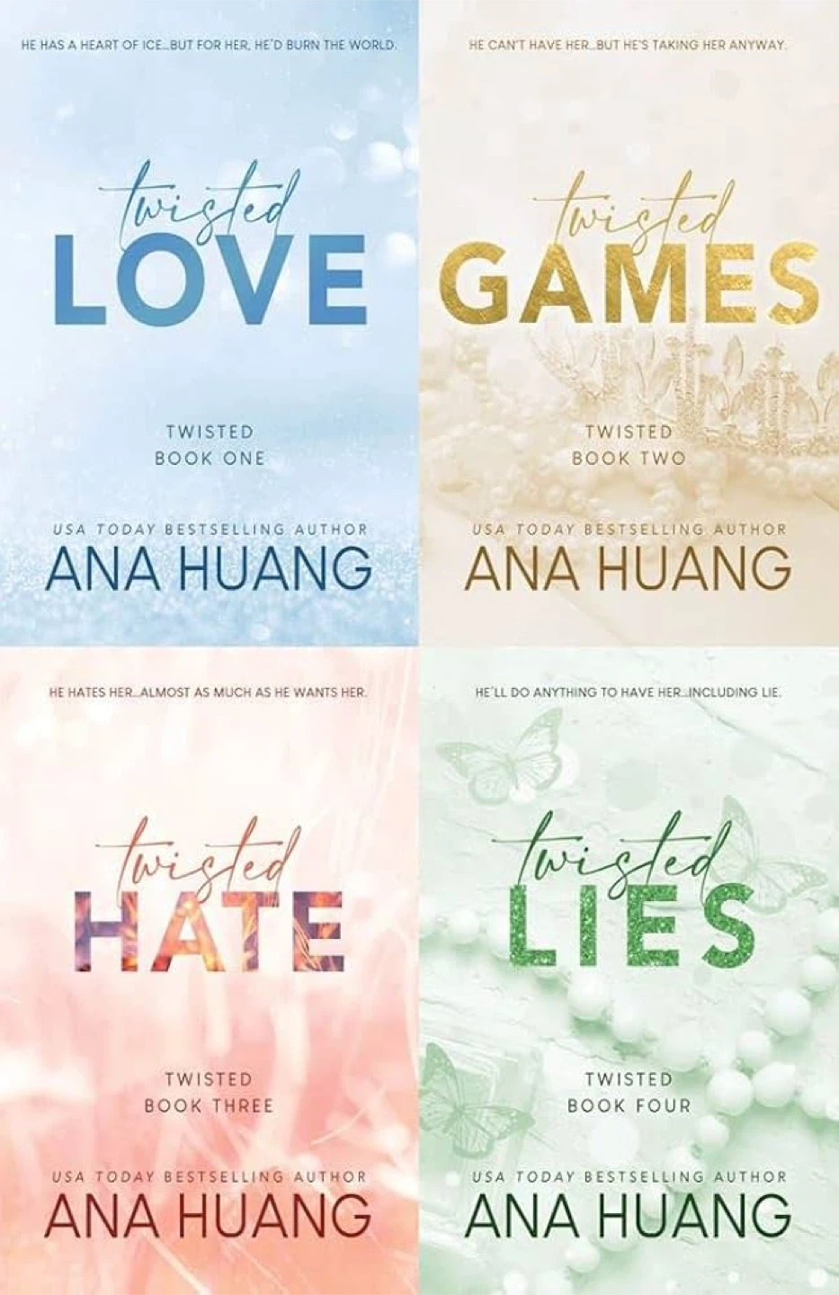 Twisted Series by Ana Huang - Books 1-4
